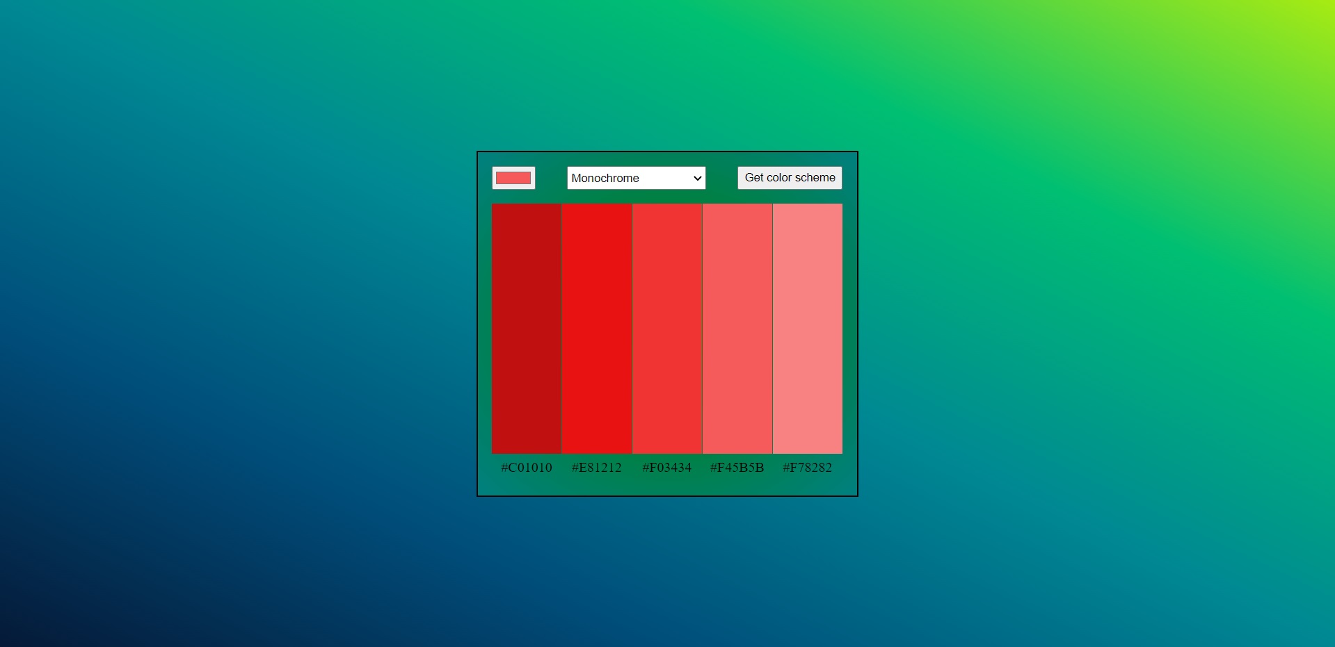 Color Scheme