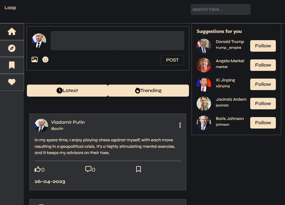 Loop: Social Media